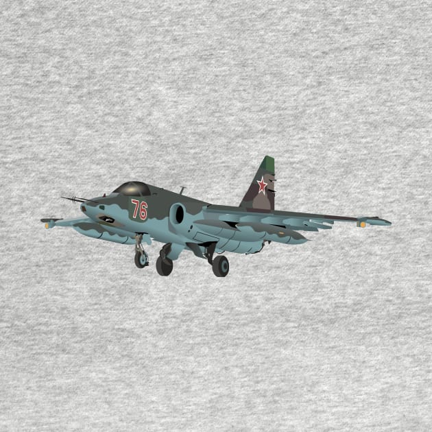 Su-25 Russian Jet Aircraft by NorseTech